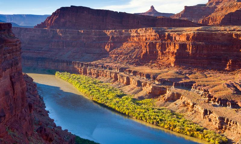 Colorado River flowing through Canyonlands National Park