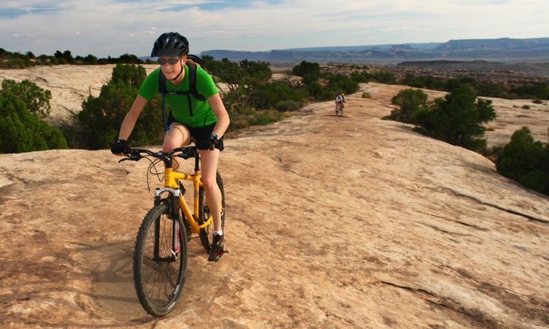 Mountain Biking at Klondike Bluffs