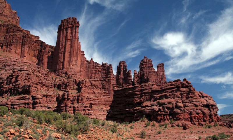 Fisher Towers near Moab