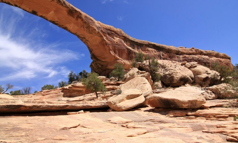Owachomo Arch in Natural Bridges Monument