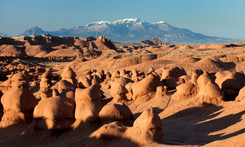 Goblin Valley State Park before the Henry Mountains